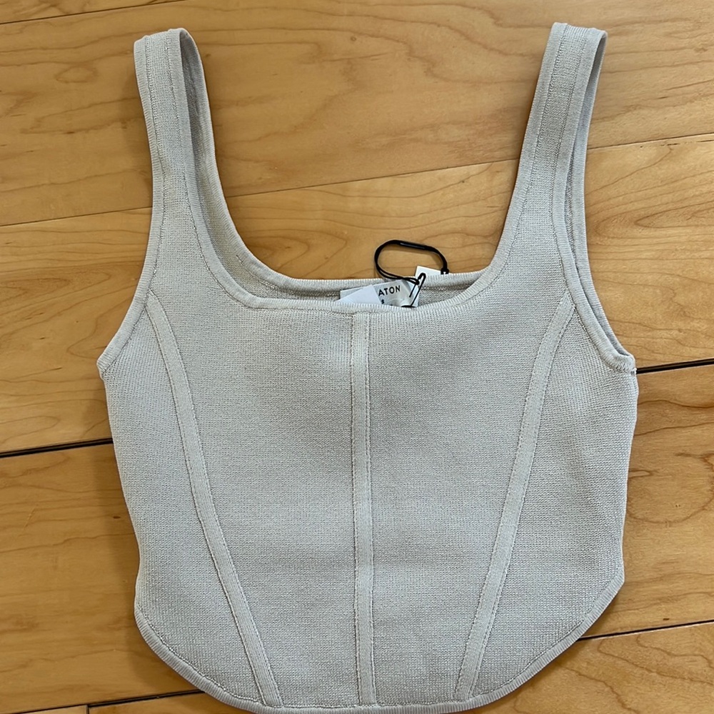 Babaton sculpt knit bustier